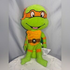 Teenage Mutant Ninja Turtles Seat Pets Michaelangelo Plush Seatbelt Pillow 18”